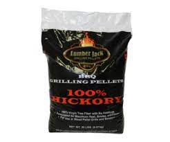 100% HICKORY LUMBER JACK BBQ PELLETS 40LB